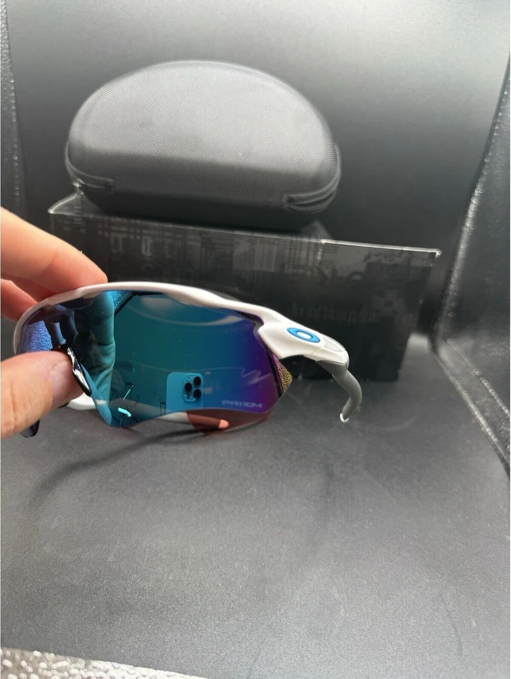 Oakley Radar EV PathPolished White/Prizm Sapphire Iridium OO9208-7338